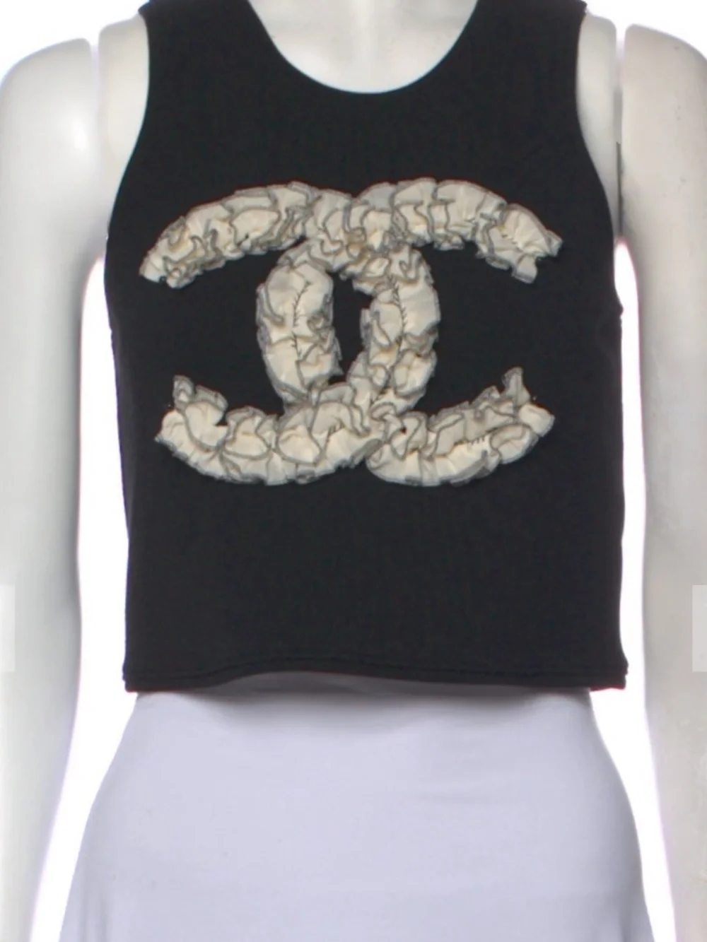 2020 Paris-31 Rue Cambon Crop Top Size: S | US4, FR36